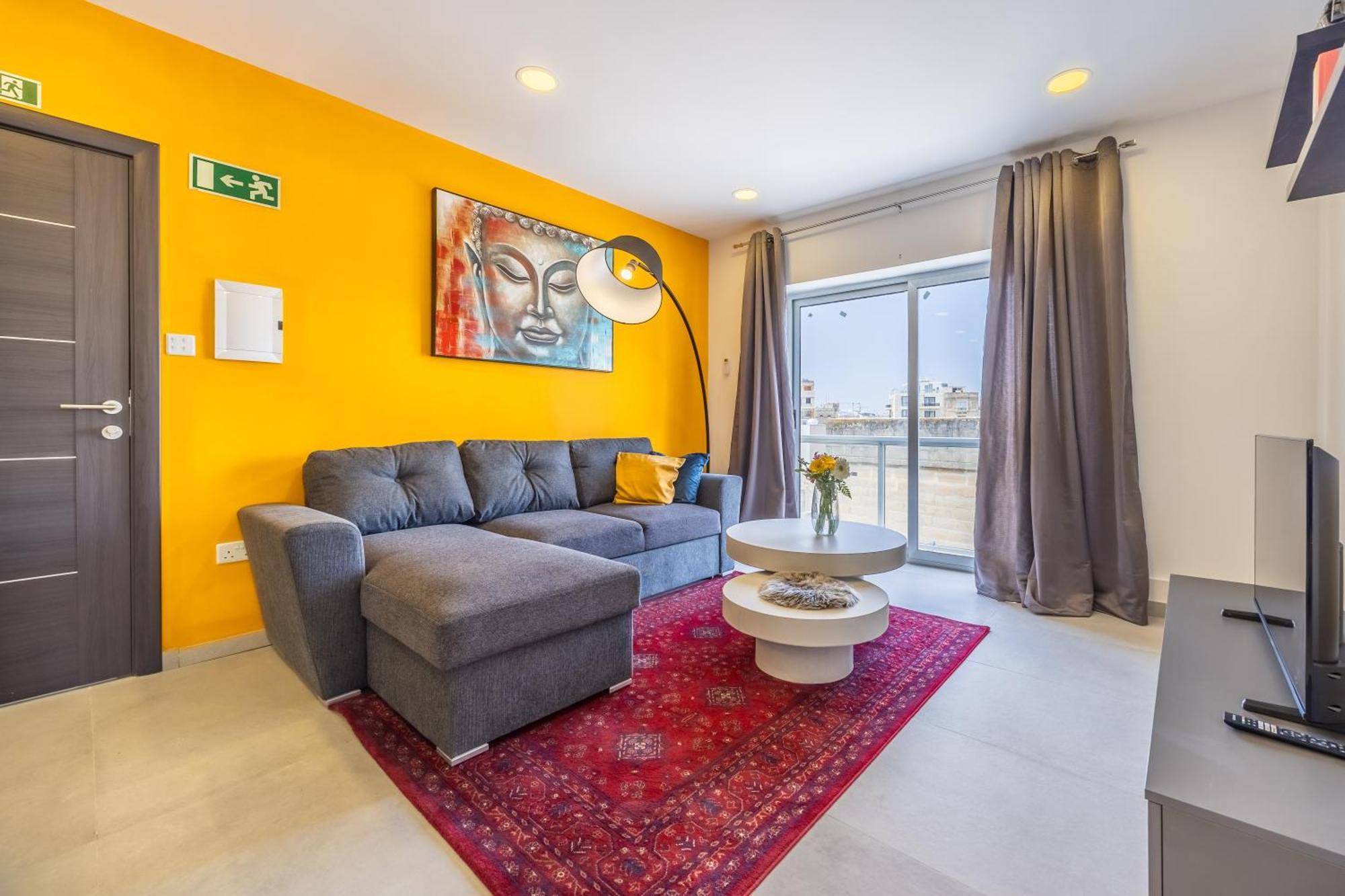 Sleek & Stylish 2Br Accommodation With Large Private Terrace - Close To Saint Julian'S & Tigne Shopping Mall Sliema Eksteriør billede